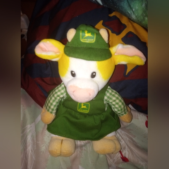 3/$10 Vintage 1999 Marys Moo Moos John Deere Girl Pig 9" Plush - Picture 1 of 6